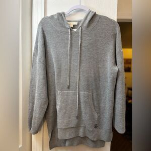 Michael Kors Gray Waffle Knit Women’s Hoodie
